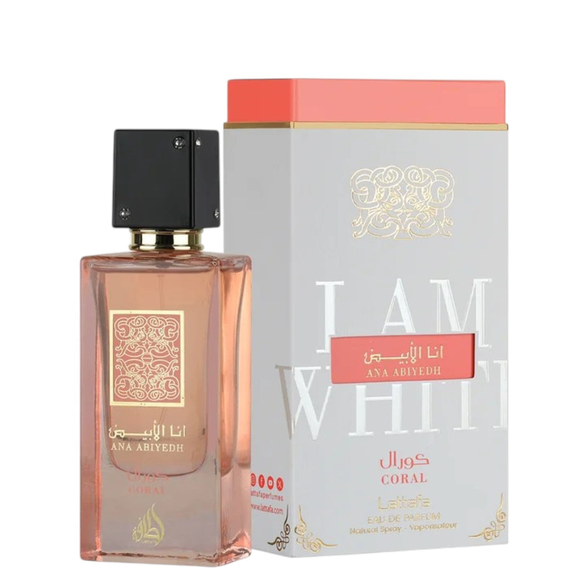 Lattafa Spray Ana Abiyedh Coral 100ml